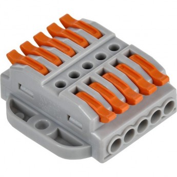 Клемма строительно-монтажная IEK СМК 222-4155P (уп.4шт) UKZ20-4155P-004 Клемма строительно-монтажная IEK СМК 222-4155P (уп.4шт) UKZ20-4155P-004