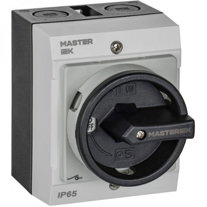 Переключатель кулачковый IEK 16А (сх. 10) в боксе закрытая рукоятка MI-CS21-016-010