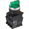 Переключатель с подсветкой на 3 положения IEK MASTER 2NO зеленый MI-SW60-20XD-4-14-3-K06